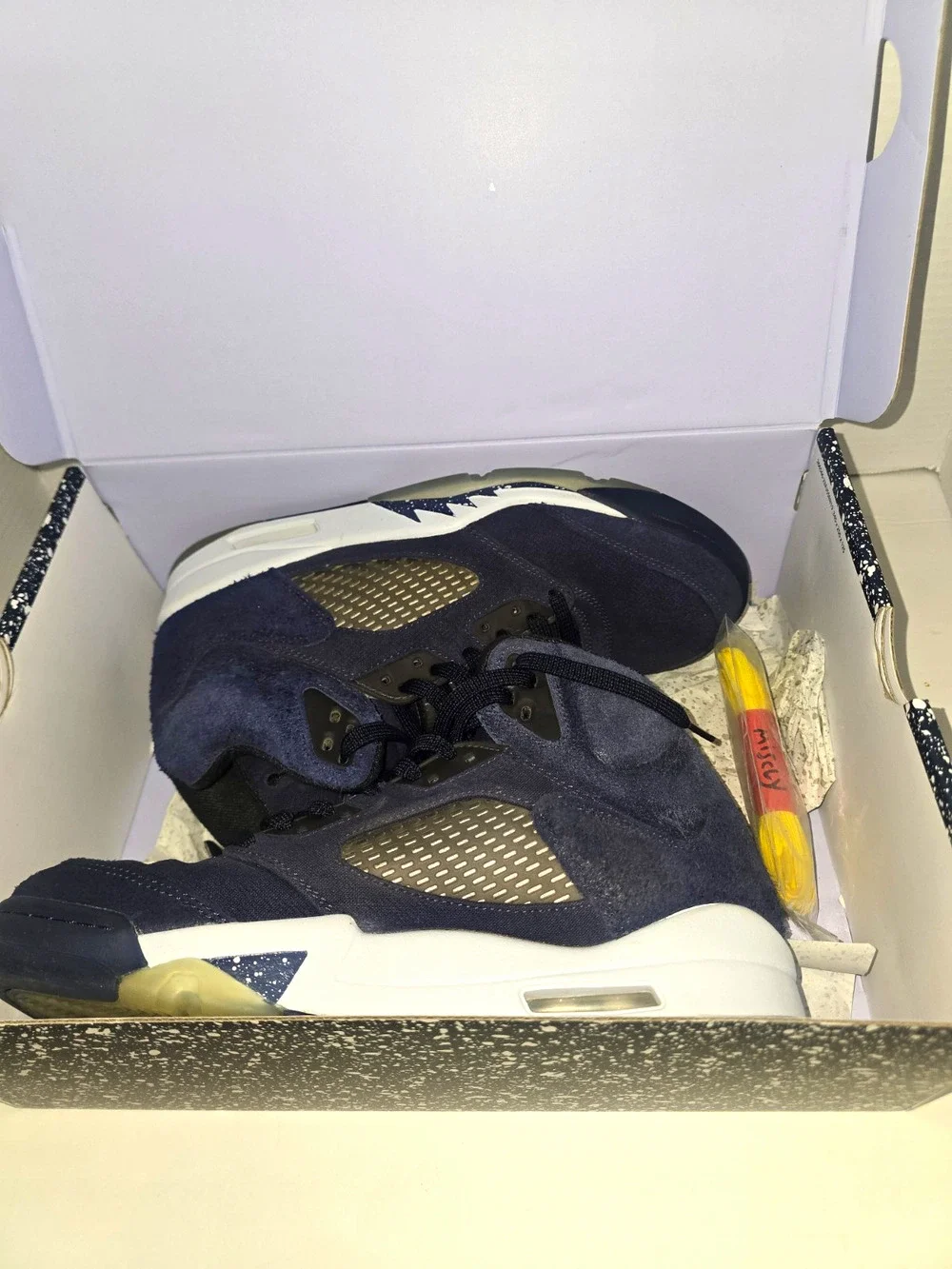 Jordan Air Jordan 5 Men's 10.5 GEORGETOWN MIDNIGHT NAVY Fd-6812-400